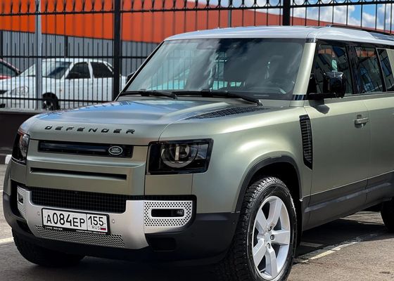 Land Rover Defender после оклейки