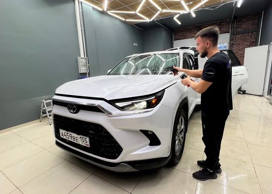 Toyota Grand Highlander после оклейки