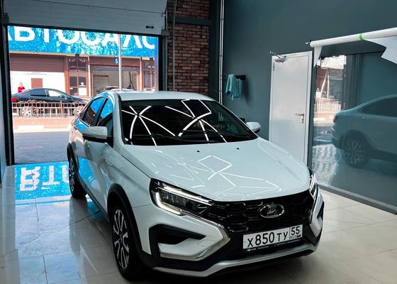 Lada Vesta Cross после оклейки