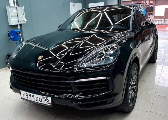 Porsche Cayenne после оклейки