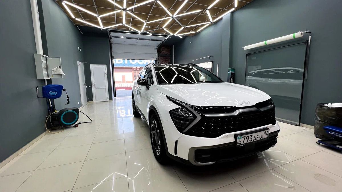 Kia Sportage после оклейки защитной плёнкой