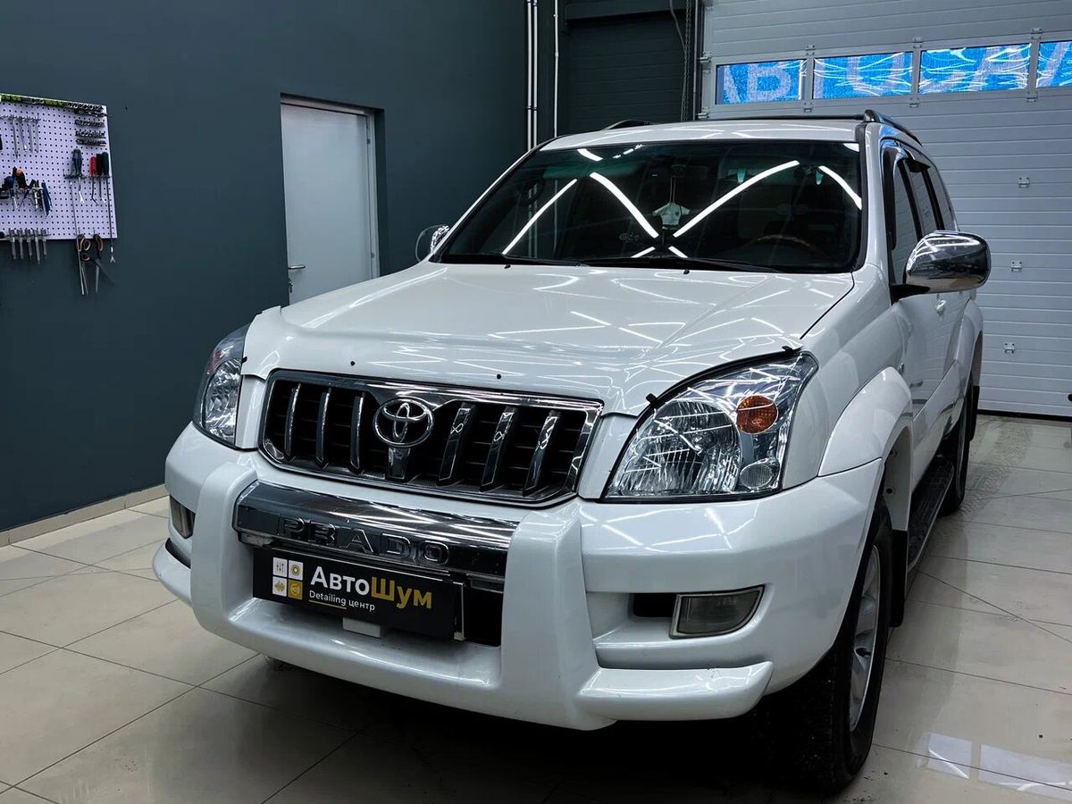 Toyota Land Cruiser Prado 120 после оклейки защитной плёнкой