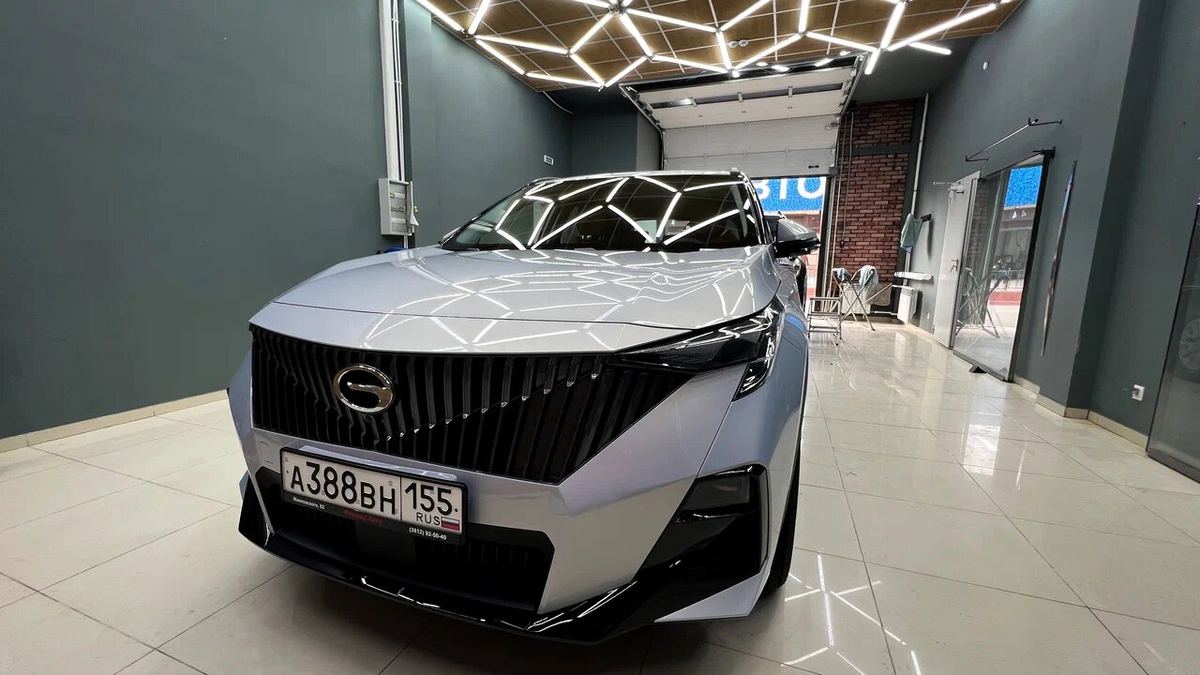 GAC GS3 после оклейки защитной плёнкой