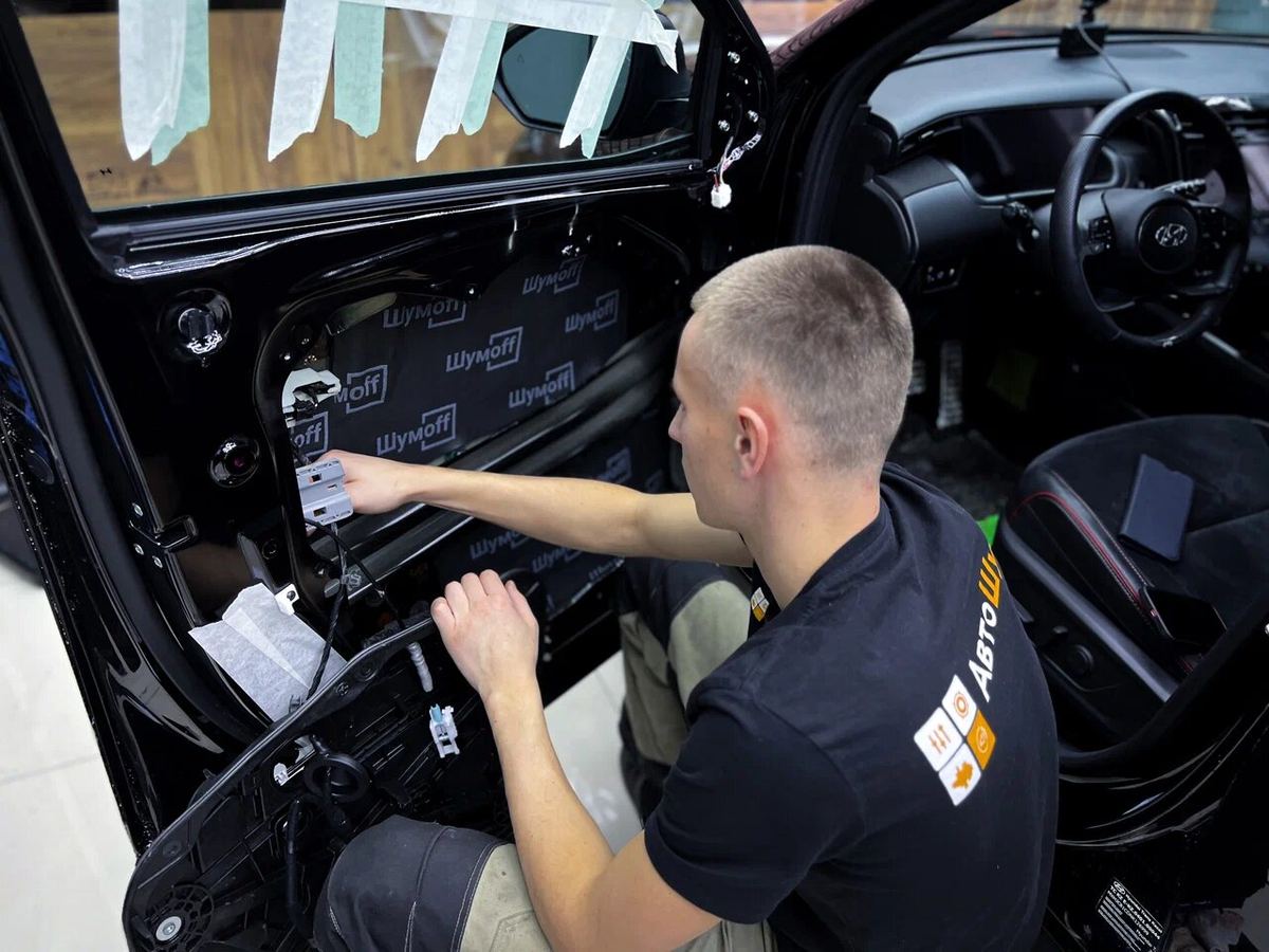 Hyundai Tucson после оклейки защитной плёнкой