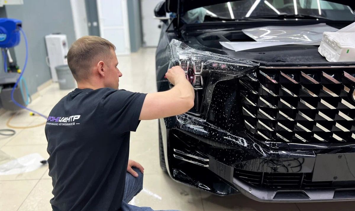 GAC GS8 после оклейки защитной плёнкой