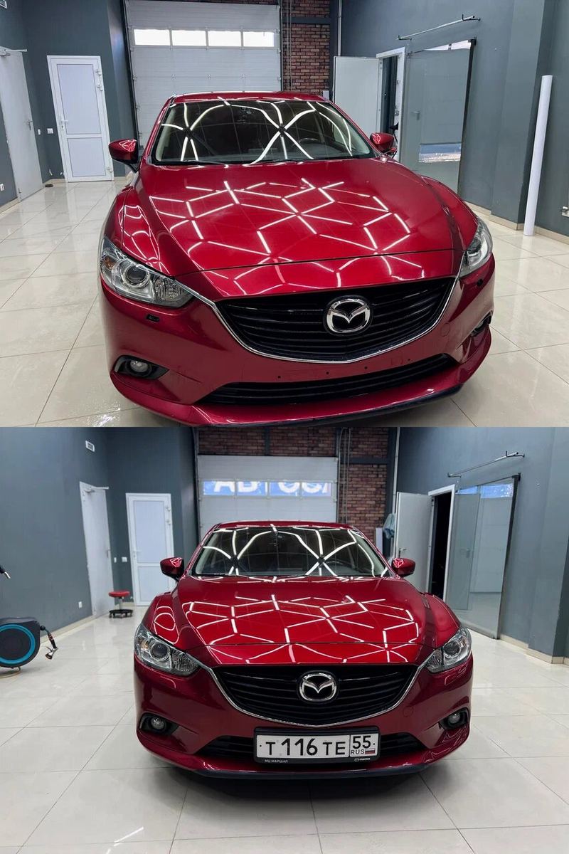 Mazda 6 после оклейки защитной плёнкой