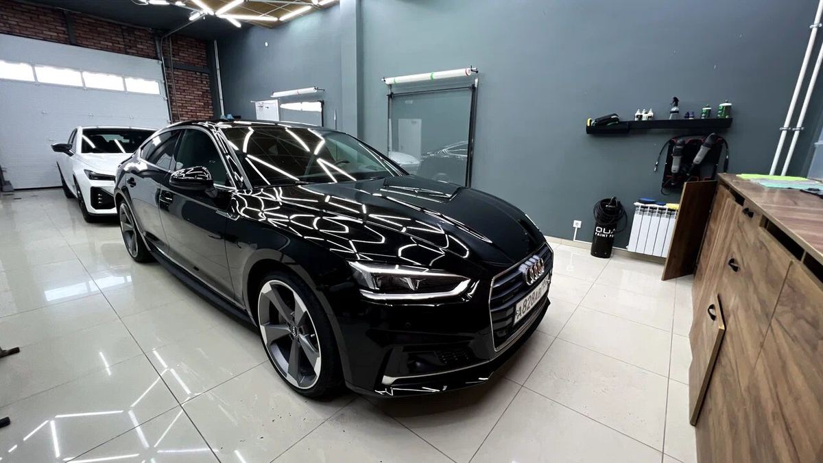 Audi A5 после оклейки защитной плёнкой