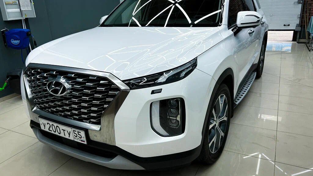 Hyundai Palisade после оклейки защитной плёнкой