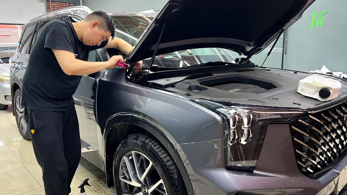 GAC GS8 после оклейки защитной плёнкой