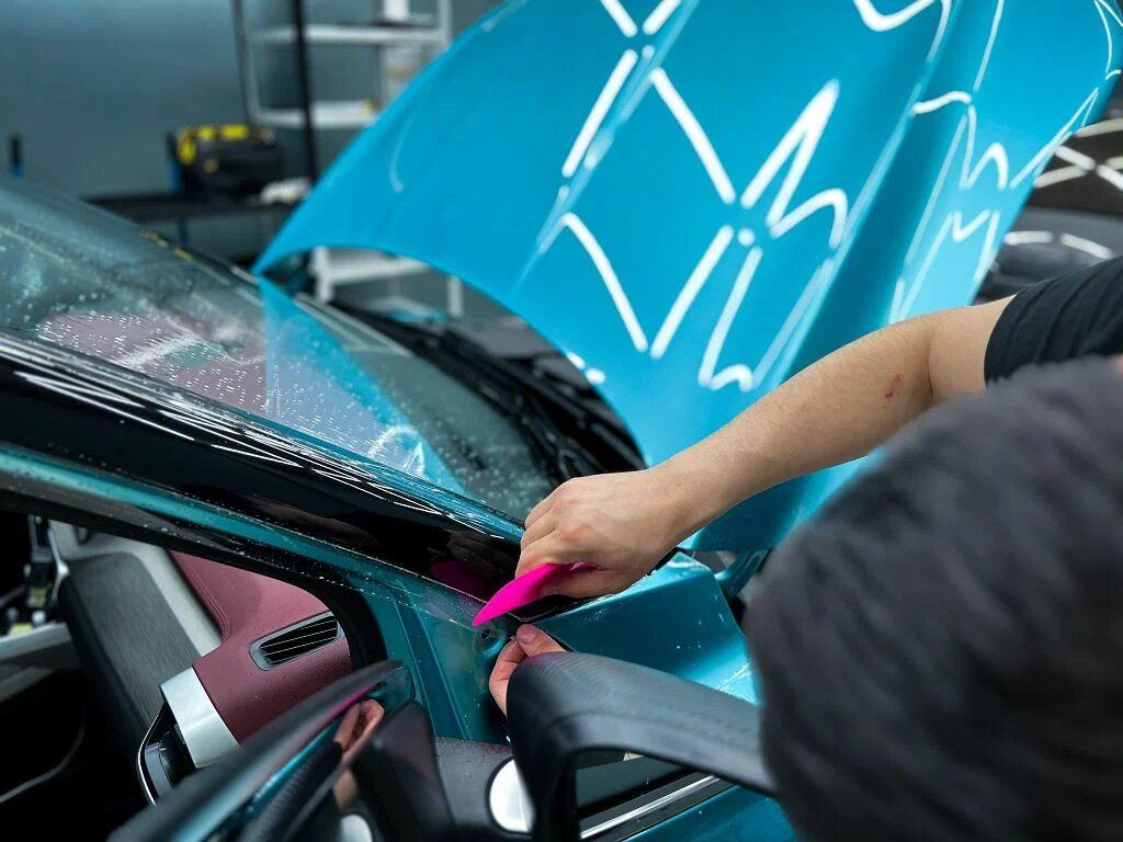 Geely Coolray после оклейки защитной плёнкой