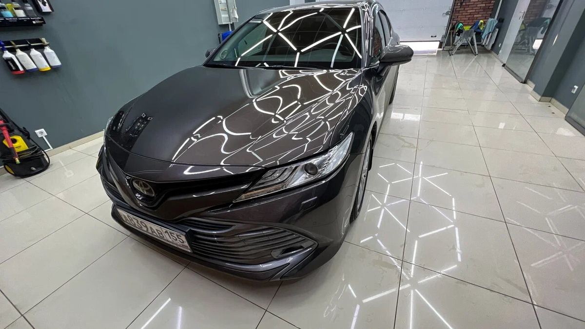 Toyota Camry после оклейки защитной плёнкой