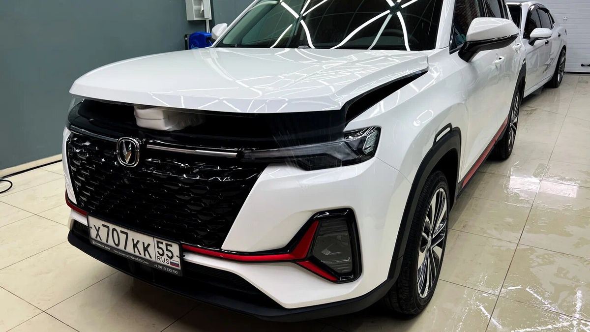 Changan CS35 после оклейки защитной плёнкой
