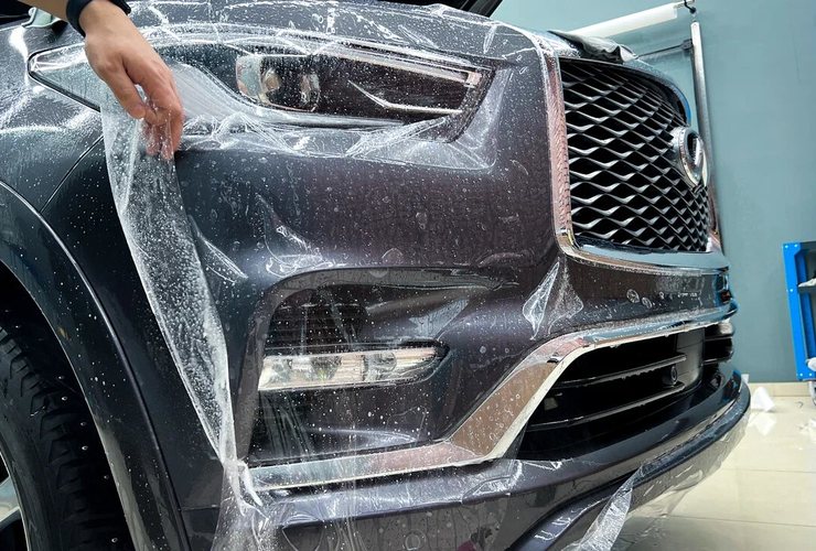 Infiniti QX80 после оклейки