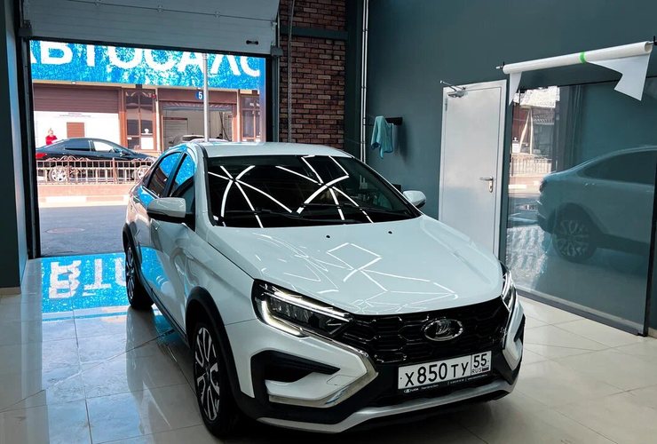 Lada Vesta Cross после оклейки