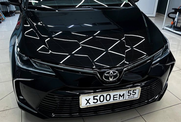 Toyota Corolla после оклейки